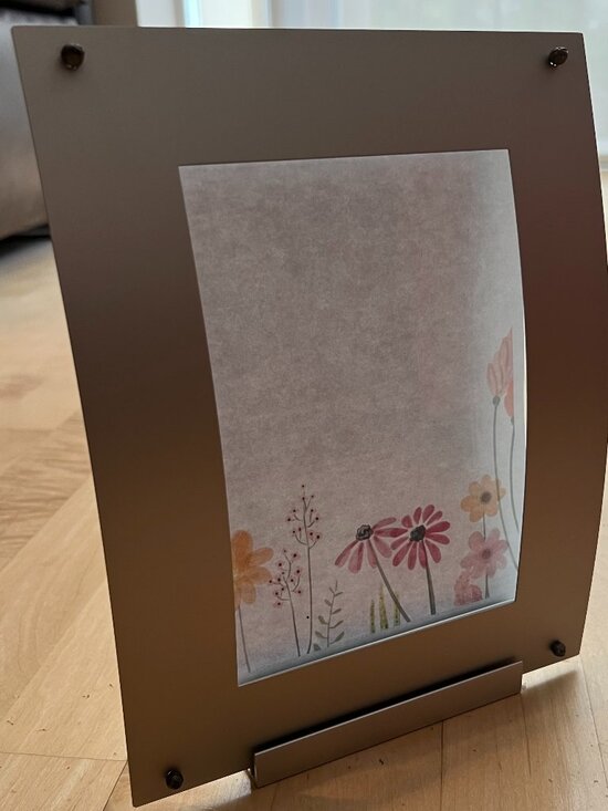 InFORM Other - InFORM | Vintage Aluminum Picture Frame MCM Modernist Tabletop Easel